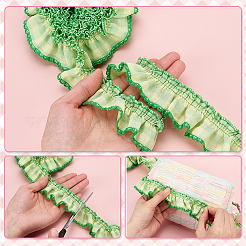 5Yards Polyester Ruffled Trimming&nbsp;DIY-PH0038-31B