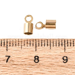 Ion Plating(IP) 304 Stainless Steel Fold Over Crimp Cord Ends&nbsp;STAS-P434-05D-G