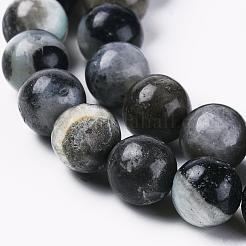 Natural Flower Amazonite Beads Strands&nbsp;G-L555-03-6mm