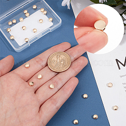 80Pcs Rack Plating Brass Beads&nbsp;KK-BBC0027-38G