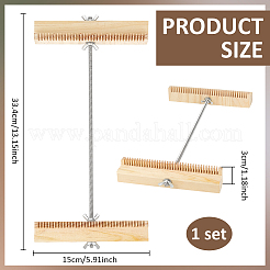1Bag DIY Wood Adjustable Knitting Tool&nbsp;DIY-BC0017-75