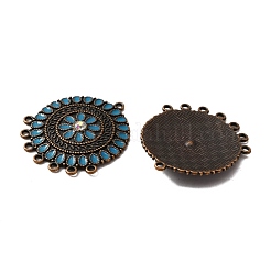 Tibetan Style Alloy Enamel Chandelier Components Links&nbsp;ENAM-WH0054-56B