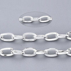 304 Stainless Steel Paperclip Chains&nbsp;CHS-N001-11S
