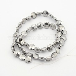 Electroplate Non-magnetic Synthetic Hematite Bead Strands&nbsp;G-J286-11
