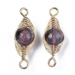 Natural Agate Link Connectors&nbsp;G-S359-321A