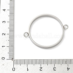 304 Stainless Steel Open Back Bezel Connector Charms&nbsp;STAS-B126-05F-P