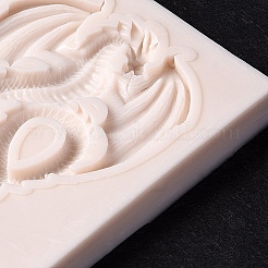 イースターテーマのドラゴンフォンダンモールド  レジン型  DIYキャンディー  チョコレート  UVレジン  エポキシ樹脂クラファット作り  ランダムな色  78x64.5x10mm  内径：64x50.5mm&nbsp;DIY-F130-02