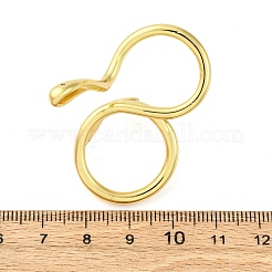 女性のための真鍮の指輪  ヘビ  ゴールドカラー  37.5mm  usサイズ6（16.5mm）&nbsp;RJEW-Z095-01G