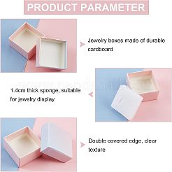 クラフト紙箱  結婚式の創造的なキャンディーボックス  正方形  カラフル  5x5x3cm&nbsp;CBOX-NB0001-20
