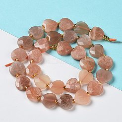 Natural Sunstone Beads Strands&nbsp;G-B044-B09-01