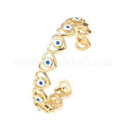Brass Cuff Bangles for Women&nbsp;BJEW-C140-33G