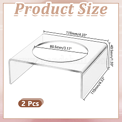 Acrylic Sport Ball Stands for Football&nbsp;ODIS-WH0043-310
