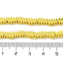 Electroplated Synthetic Non-Magnetic Synthetic Hematite Beads Strands&nbsp;G-I360-Q01-01