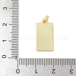 真鍮パヴェナチュラルホワイトシェルペンダント  18KGP本金メッキ  丸カン付き  長持ちメッキ  鉛フリー＆カドミウムフリー  ラックめっき  長方形  19x10x2mm  穴：3mm&nbsp;KK-S522-05E-G