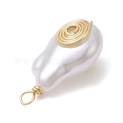 ABS Plastic Imitation Pearl Pendants&nbsp;PALLOY-JF02601-01