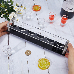 6-Hole Acrylic Wine Glass Organizer Holder&nbsp;ODIS-WH20001-01C