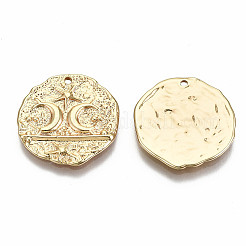 Brass Pendants&nbsp;KK-S356-187G-NF