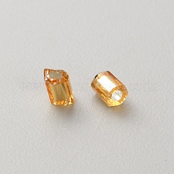 ガラスラウンドラッパビーズ  銀並ぶ  サドルブラウン  2x2mm  穴：0.8mm  700個/セット&nbsp;GLAA-WH0032-28G