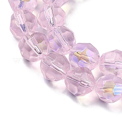 Electroplate Glass Beads Strands&nbsp;EGLA-Q129-02A-AB02