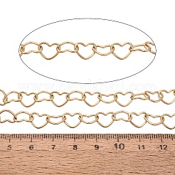 304 Stainless Steel Heart Link Chains&nbsp;CHS-Q009-20C-G