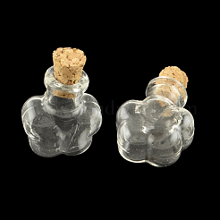 Flower Glass Bottle for Bead Containers&nbsp;X1-AJEW-R045-04