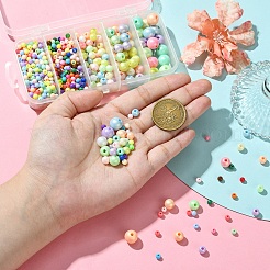DIY Colorful Acrylic Round Beaded Stretch Bracelets&nbsp;FIND-YW0005-91