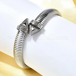 304 Stainless Steel Stretch Bracelets for Women&nbsp;BJEW-A031-03P