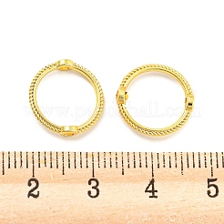 ラックメッキ合金ビードフレーム  丸いリング  ミックスカラー  11x3mm  穴：1.6mm&nbsp;PALLOY-D025-04B