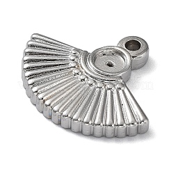 Non-Tarnish 304 Stainless Steel Pendant Cabochon Settings&nbsp;STAS-M323-48P