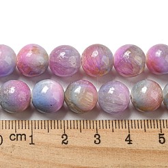 Dyed Natural White Jade Beads Strands&nbsp;G-F764-03E