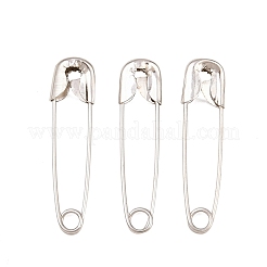 アイアン製安全ピン  プラチナ  22x5x2mm  ピン：0.3mm  約1000個/袋&nbsp;NEED-D006-22mm