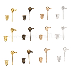 Iron Ball Stud Earring Findings&nbsp;IFIN-CJ0001-29