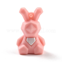 PVC Faceted Cartoon Rabbit Pendants&nbsp;FIND-B002-15