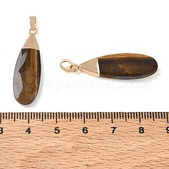 Natural Tiger Eye Pendants&nbsp;GG-CBA9F30-03G-02