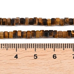 Natural Tiger Eye Beads Strands&nbsp;G-G345-C15-2x4mm