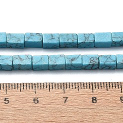 Synthetic Turquoise Beads Strands&nbsp;G-C135-F03-01