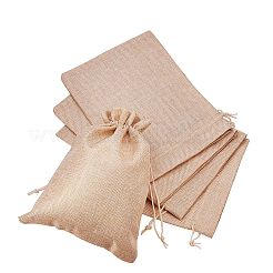 黄麻布ラッピングポーチ巾着袋  ペルー  23x17cm&nbsp;ABAG-BC0001-04