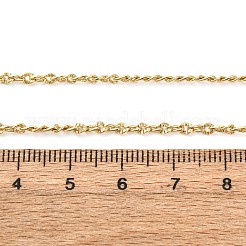 Brass Textured Twisted Chain Necklaces&nbsp;MAK-L045-05G