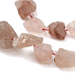 Natural Hematoid Quartz/Ferruginous Quartz Beads Strands&nbsp;GG-CBA0B77-A30-03