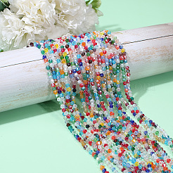 20 Strands Transparent Glass Beads Strands&nbsp;EGLA-PA0001-47B