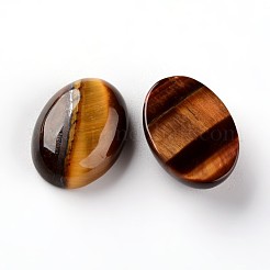 Oval Natural Tiger Eye Cabochons&nbsp;G-I171-13x18mm-08