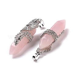 Natural Rose Quartz Pendants&nbsp;G-E059-02AS-05