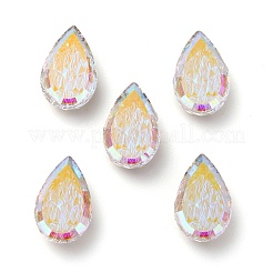 Embossed K9 Glass Rhinestone Cabochons&nbsp;RGLA-H008-01B