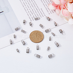 300Pcs 3 Size 304 Stainless Steel Coil Cord End&nbsp;STAS-DC0013-11