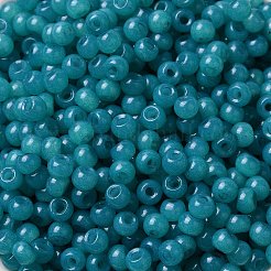 6/0 Imitation Jade Glass Seed Beads&nbsp;SEED-T006-04A-12