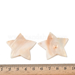 Natural Freshwater Shell Pendants&nbsp;SHEL-K006-58