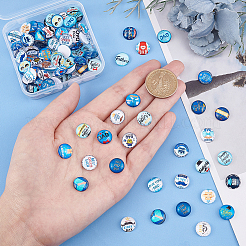 1Bag Glass Cabochons&nbsp;GGLA-PH0001-40A
