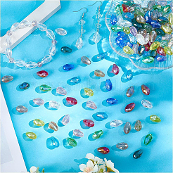 Electroplate Glass Beads&nbsp;EGLA-LT0001-01B