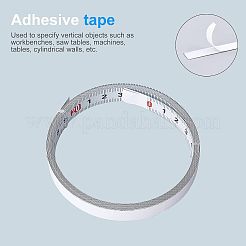 Carbon Steel Back Adhesive Ruler&nbsp;TOOL-WH0129-23