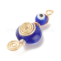 Handmade Lampwork Evil Eye Pendants&nbsp;PALLOY-JF01518